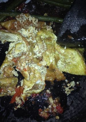 Foto resep Telur penyet sambal terasi