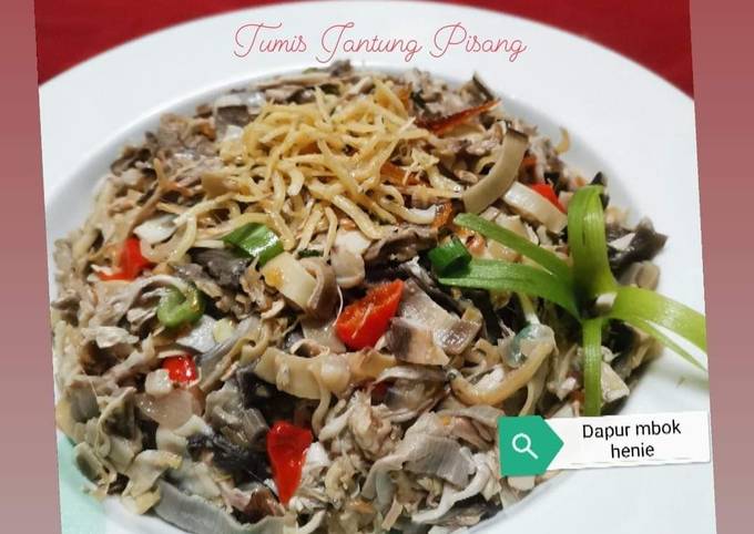 Resep Tumis Jantung Pisang Oleh Henie Wied - Cookpad