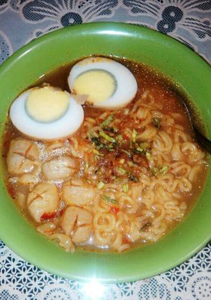Foto resep Mie kuah pedas