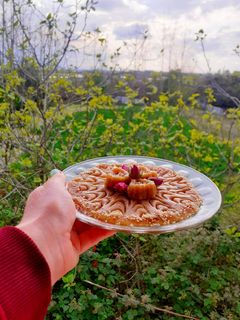 عکسی از دستور حلوا شیره انگور 😋😍