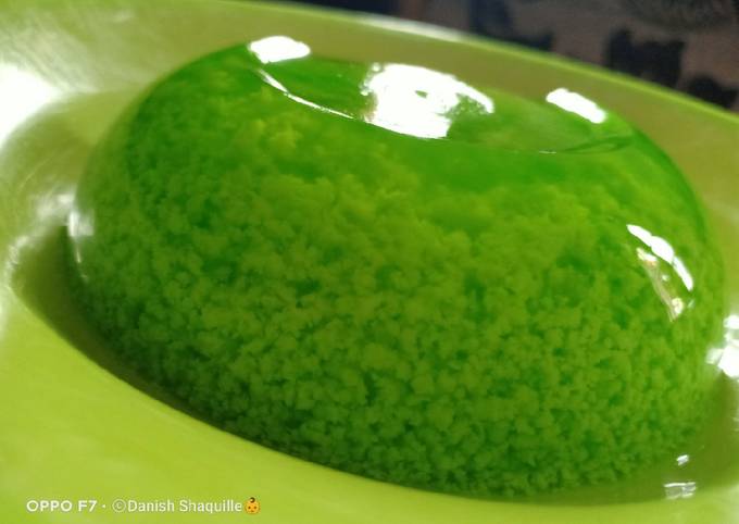 Tutorial Memasak Resep Puding lumut😍