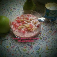 A picture of Watermelon and banana delight.