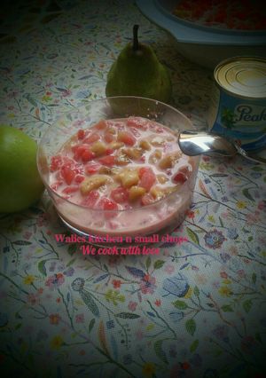 A picture of Watermelon and banana delight.