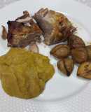 Lombinhos assados no forno com castanhas