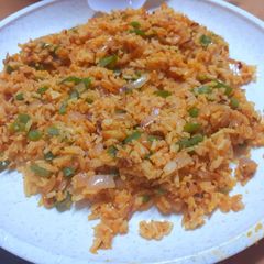 A picture of Fish Chilli Fried Rice.