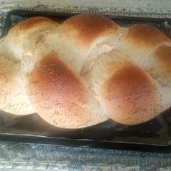 A picture of Braided cardamon bread.