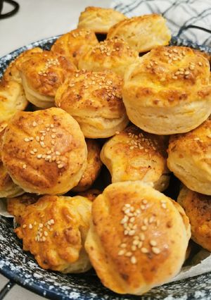Túrós pogácsa recept fotója