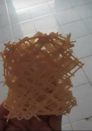 Foto resep Jaring spiderman😉alias kue laba2