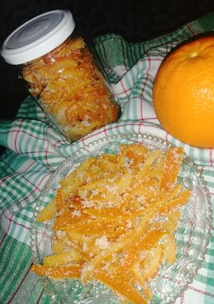 صورة لوصفة قشور البرتقال 🍊🍊