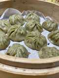 Jade Soup Dumplings (Green Xiao Long Bao)