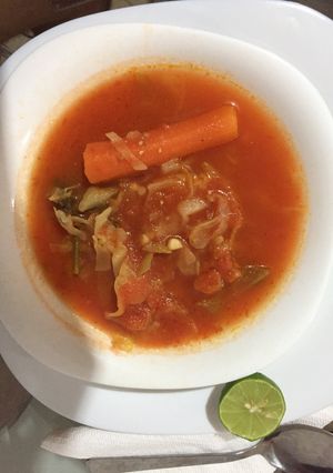 Mexikói zöldségleves recept fotója