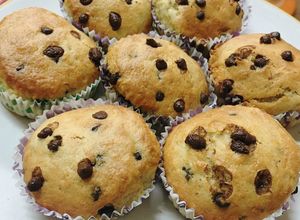 รูปของ Banana chocolate chip miffins (Air fryer)