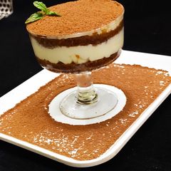 A picture of Eggless Tiramisu.