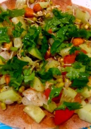 A picture of Masala Roti.