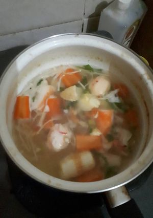 Foto resep Suki kuah seafood
