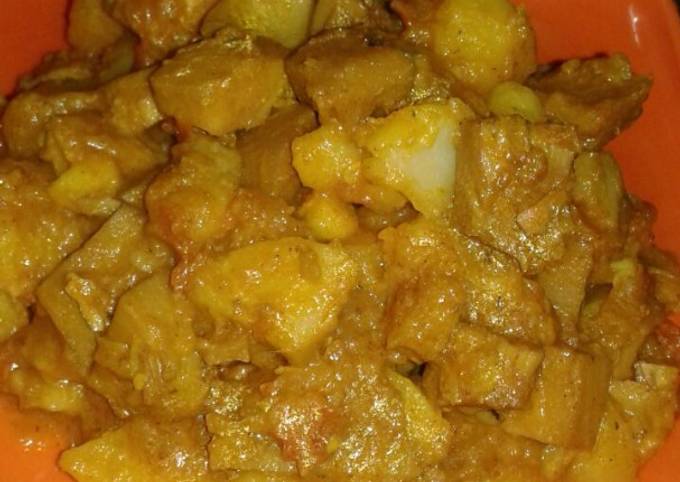 Jackfruit Potatoes stir fry