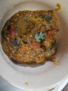 নিরামিষ বেগুন ভর্তা (Niramish begun bharta recipe in Bengali) রেসিপির প্রধান ছবি