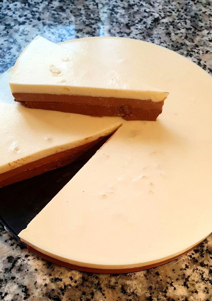 Una foto de Tarta de 3 chocolates