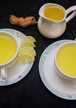 A picture of Ginger Turmeric Tea.