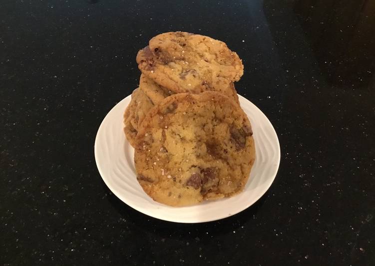 Recipe of Super Quick Homemade Salted Caramel Chocolate Chunk Cookies