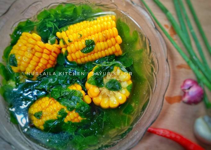 Resep Sayur bening kelor jagung manis.. Anti Gagal