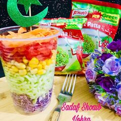 A picture of Veggies Noodles in jar.