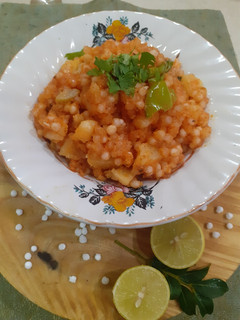 સાબુદાણા બટેટાની ખીચડી(sabudana bataka khichdi recipe in Gujarati) રેસીપી મુખ્ય ફોટો