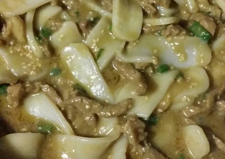 Cara Membuat Rice cake/Tteok/nian gao bumbu kare/gulai Anti Gagal