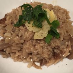 A picture of Mushroom Medley Risotto.