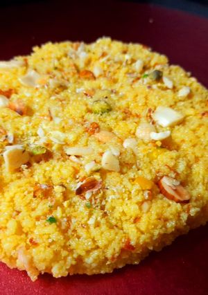 A picture of Dryfruit Saffron kalakand.
