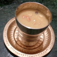 A picture of Moong dal payasam/pasi parappu payasam.
