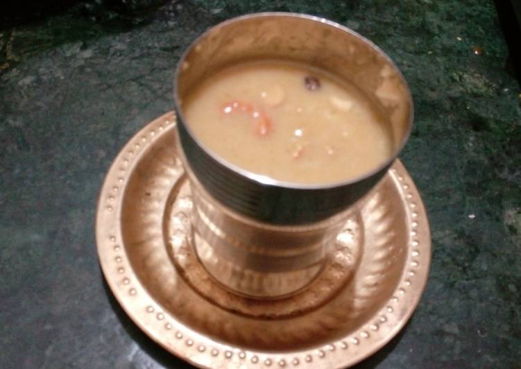 Moong dal payasam/pasi parappu payasam