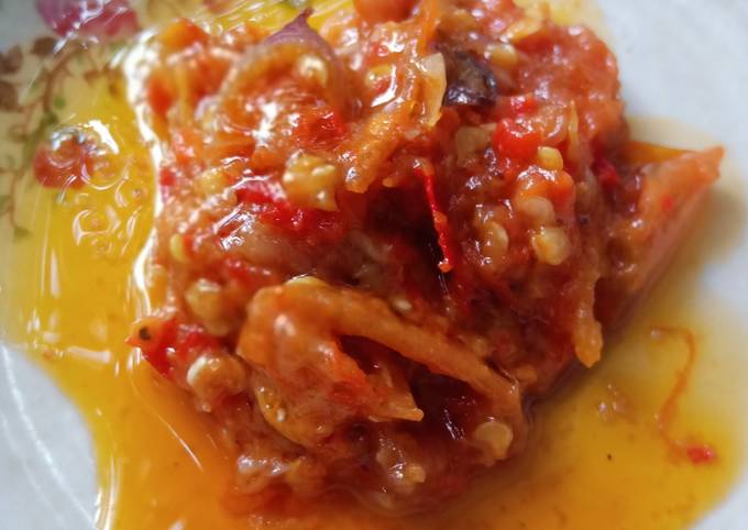 Sambal terasi bawang merah