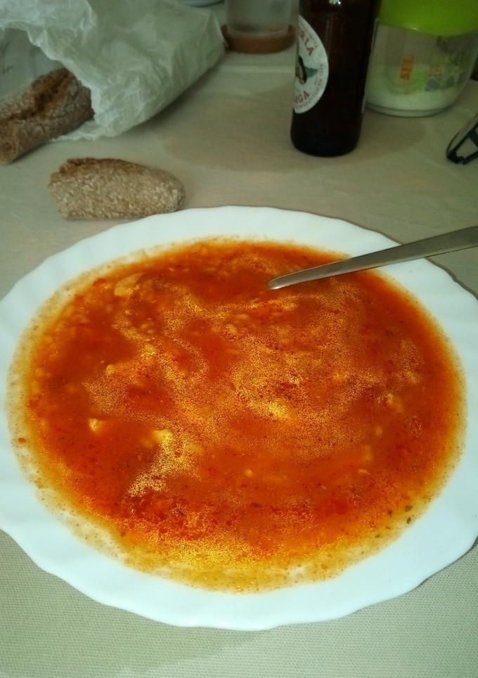 Una foto de Arroz caldoso con calabaza