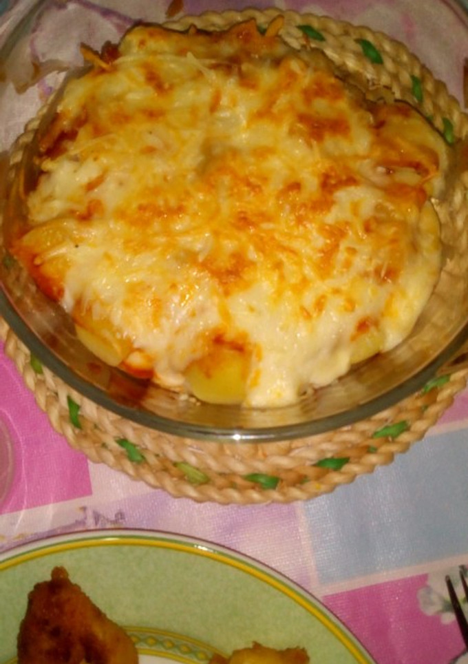 Una foto de Patatas gratinadas