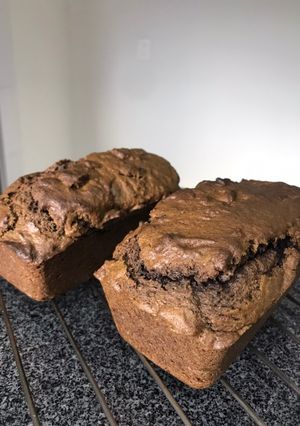 Una foto de Budín o Panque de Zapote Negro