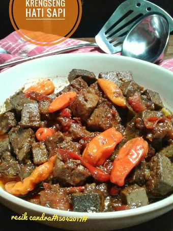 Langkah Gampang Menyiapkan Resep Krengseng hati sapi 🐄 Anti Ribet, Mantap