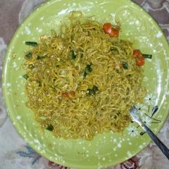 A picture of Spicy indomie.