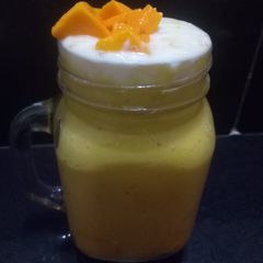 A picture of Mango shake.