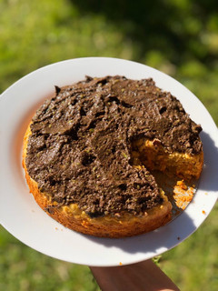 Una foto de Carrot cake