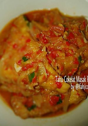 Foto resep Tahu Cokelat Masak Pedas