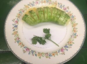 Una foto de Calabacitas Hasselback