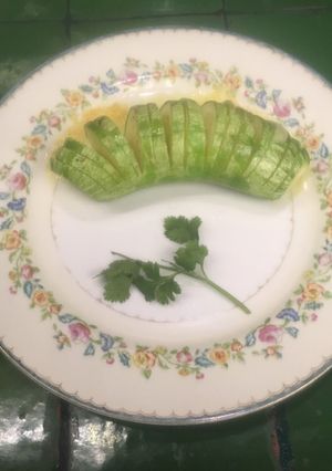 Una foto de Calabacitas Hasselback