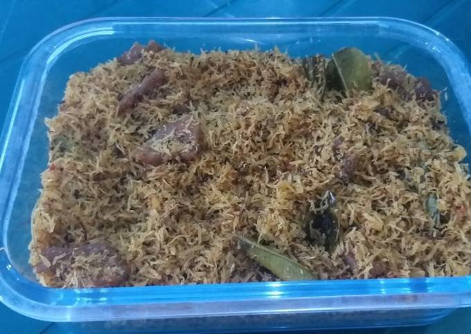 Resep: Dendeng ragi (srundeng) Bahan Sederhana