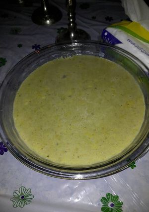 A picture of Green Peas Soup.