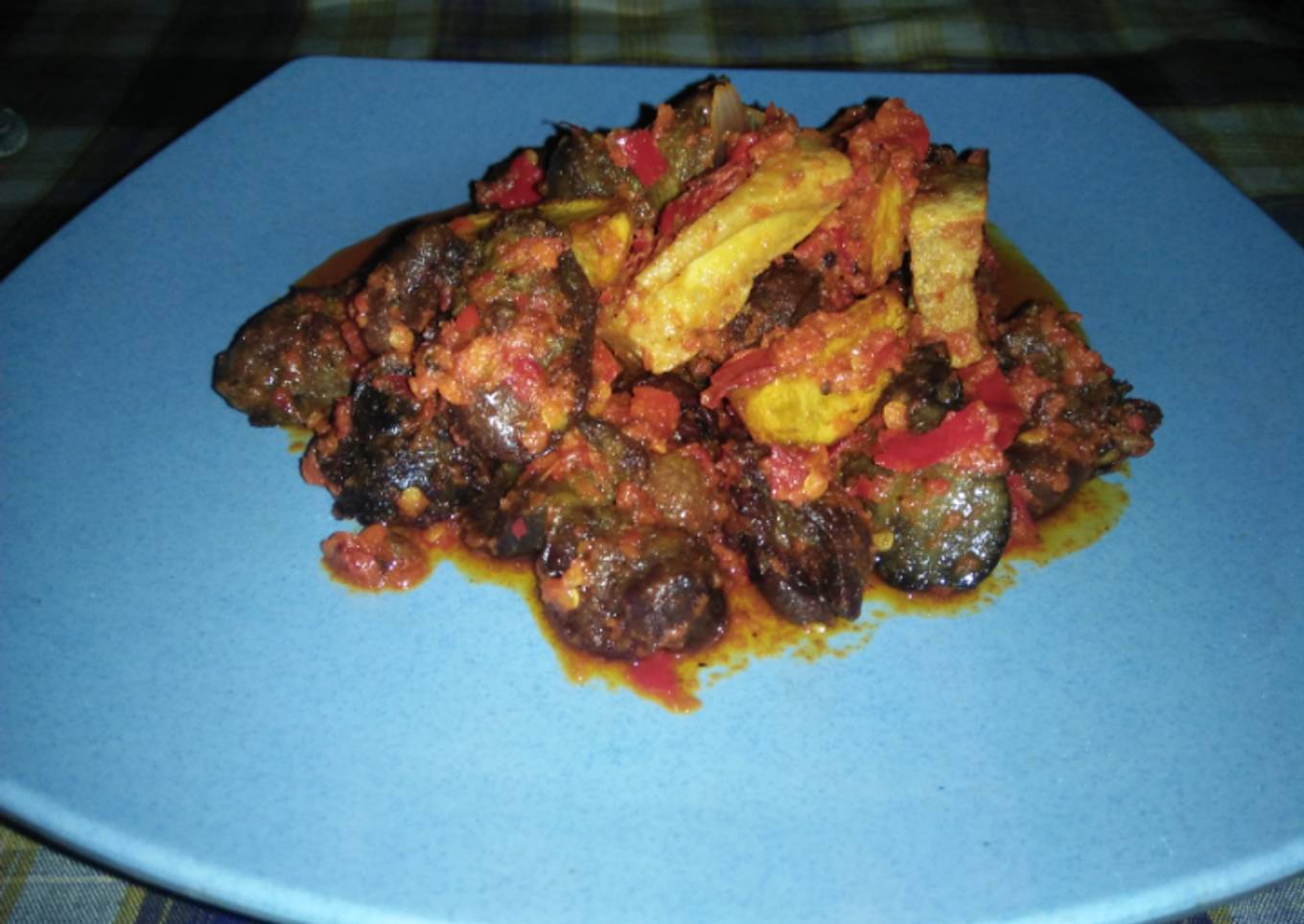 Ati Ayam Balado