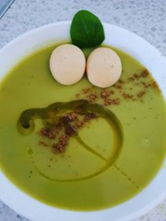 Una foto de Crema de Guisantes