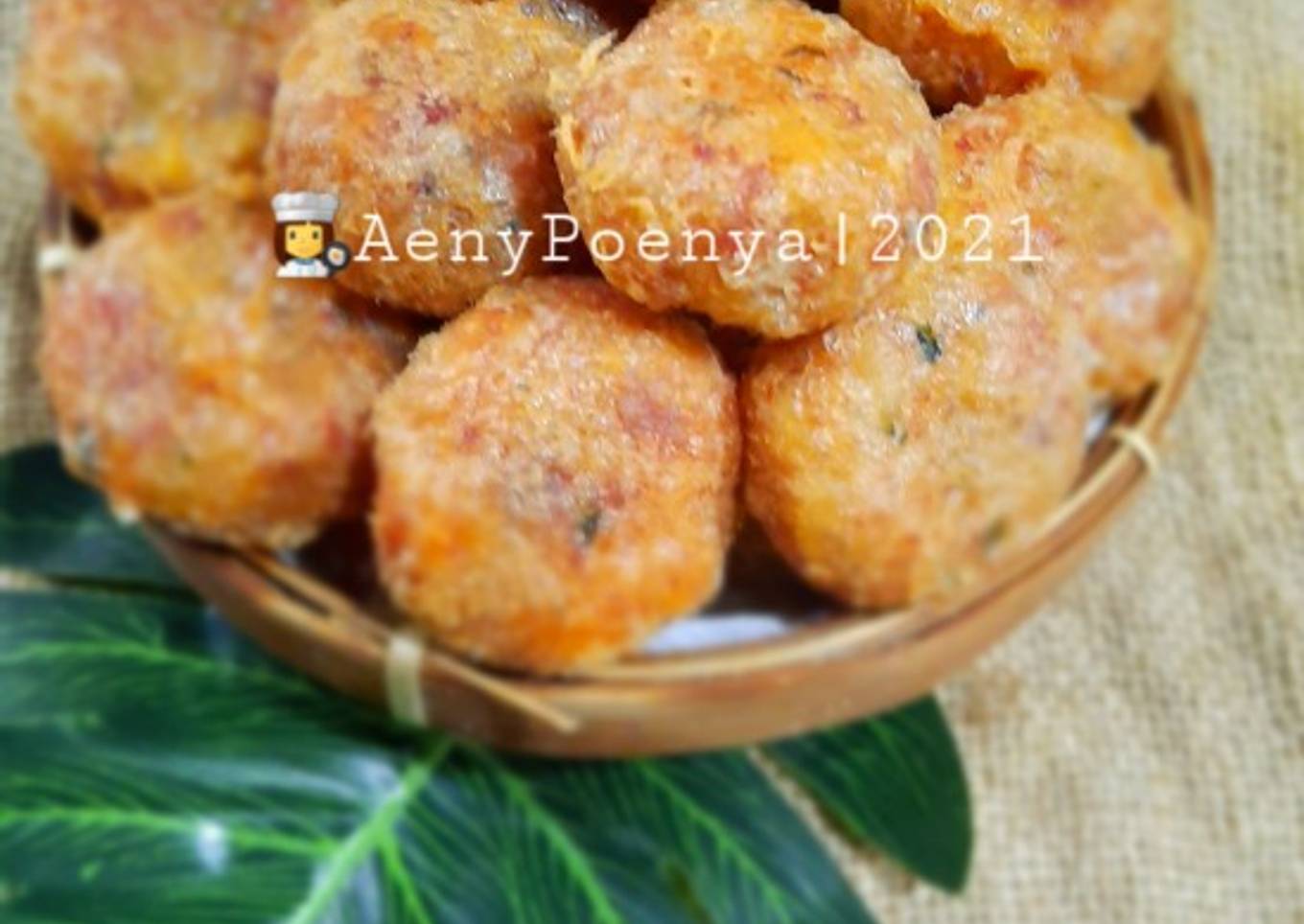 Bergedel singkong kornet sapi