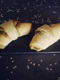 Savory Croissants with Smoked Ham, Goat Cheese, and Pesto