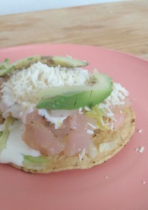 A picture of Tostadas de Pata.